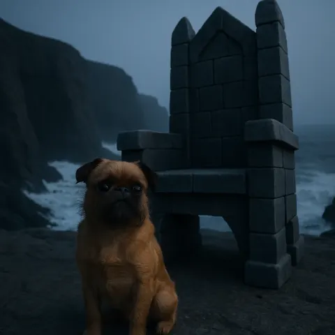Brabancon Griffon Distinguished by its Black Mask and Expressive Look