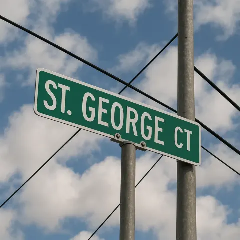 Street Sign Reading "St