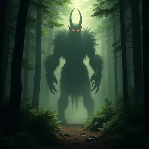 Forest Elemental in Epic Cinematic Symmetry