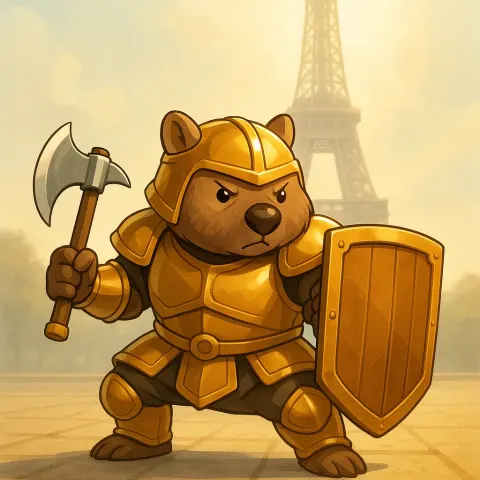 Animated Wombat Warrior