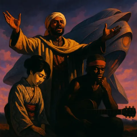 Charismatic North African Leader Figure