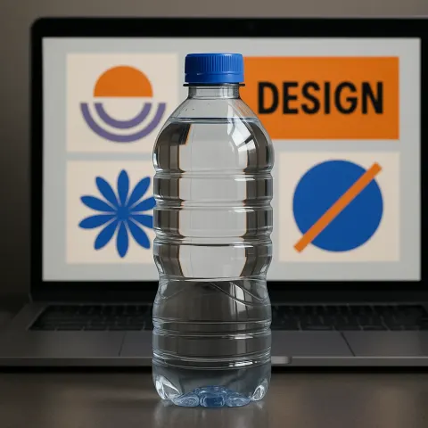 Clear Plastic Water Bottle