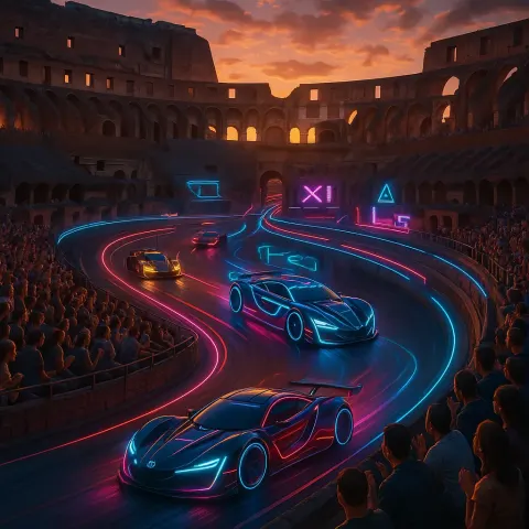 Breathtaking Event Unfolds as Futuristic Racing Cars