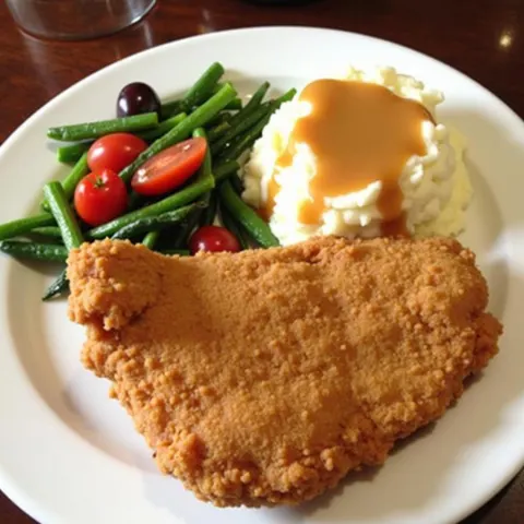 Golden Fried Chicken Feast With Sawmill Gravy