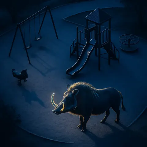 Community Playground in a Park