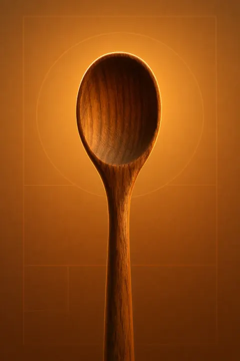 Single Wooden Spoon