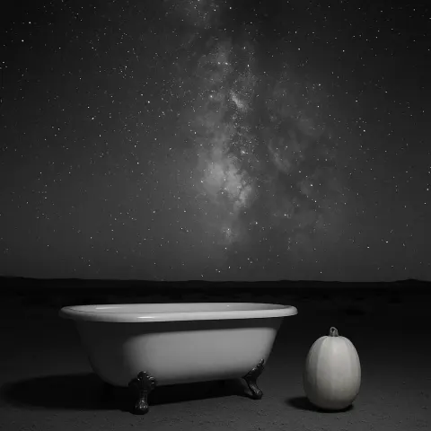 Beneath the Desert's Crystal-clear Night Sky