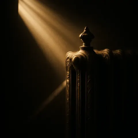 Illogical Scene Unfolds as a Single Sunbeam Penetrates the Darkness