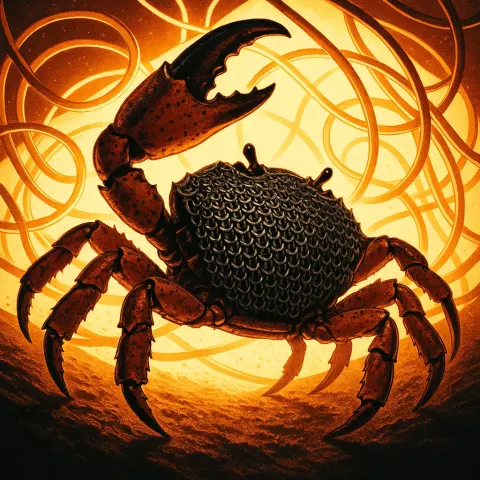Chain Mail-clad Rock Crab