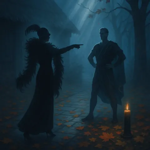 Infamous Ruler Figure in a Distinct 1920s-style Silhouette