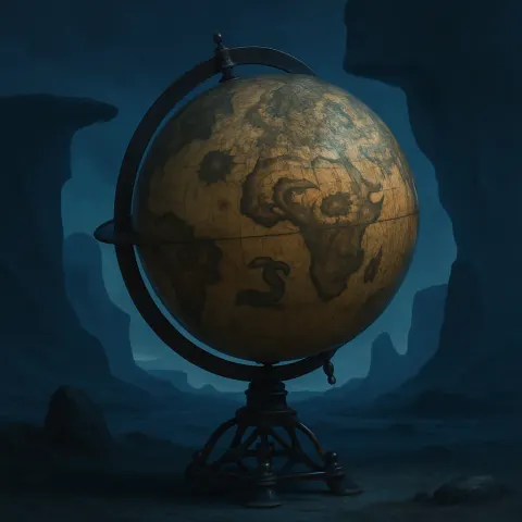 Single 16th-century Antique Globe