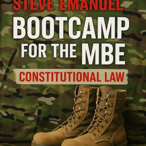 Steve Emanuel's "Bootcamp for the MBE" Book Cover