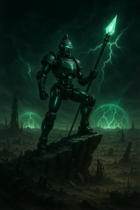 Robotic Knight from a Medieval Era