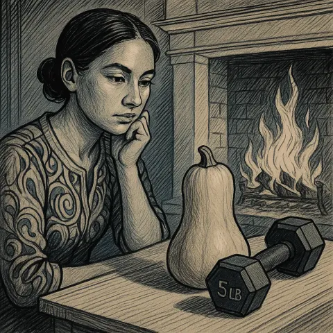 Female Artist with Tan Skin and a Neutral