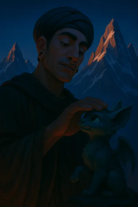 Disney Pixar Animation Style Expressive Family-friendly Scholar of Middle Eastern