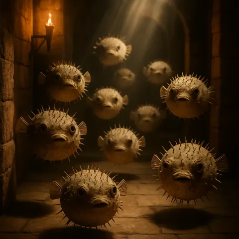 Within Torch-lit Chambers Where Long Shadows Stretch