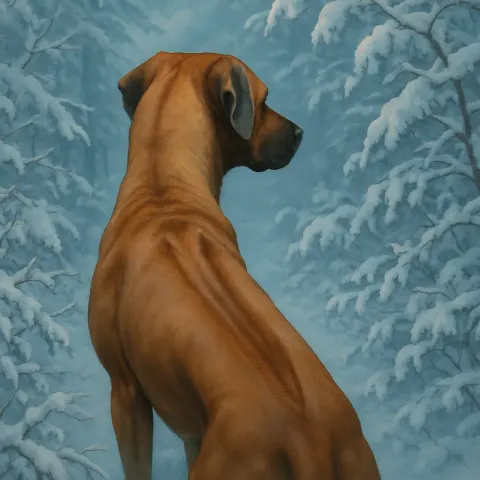 Single Rhodesian Ridgeback