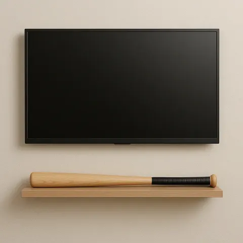 TV Mounted on the Wall