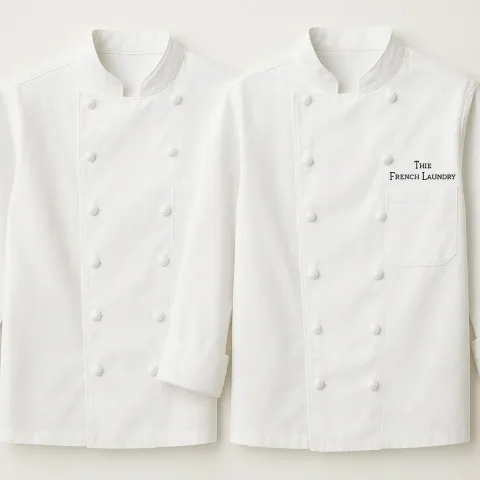 Two White Chef Jackets