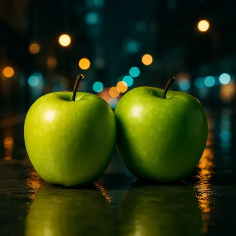 Two Diverse Granny Smiths