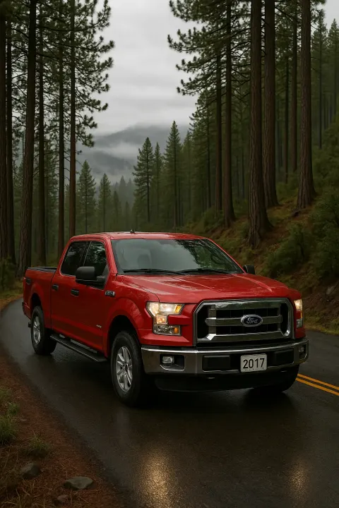 Red 2017 Ford F-150