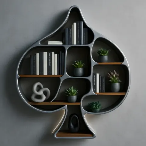 Graph of a Modern Bookshelf Modeled After the Shape