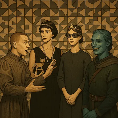 Four Figures Interact