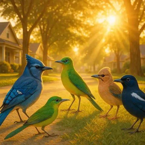 On a Quiet Tree-lined Street