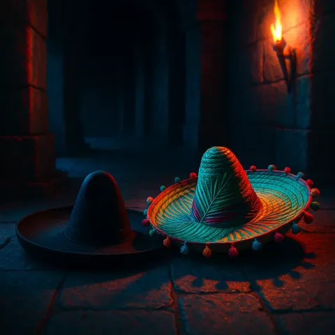 Torch-lit Chambers Filled with Long Shadows
