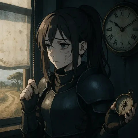 Anime-style Female Warrior