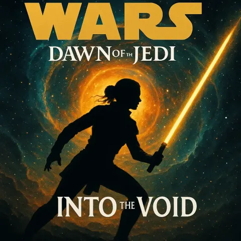 Dynamic Cover Featuring a Silhouetted Figure Wielding a Weapon