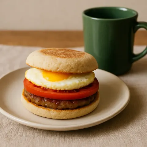 Breakfast Sandwich with Egg