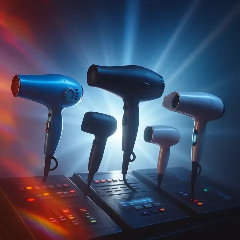 Unpredictable Light Leaks Dance Across Sleek Metallic Consoles