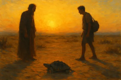 Two Distant Figures