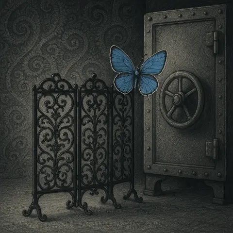 Against a Backdrop of Endless Repeating Self-similar Fractal Designs