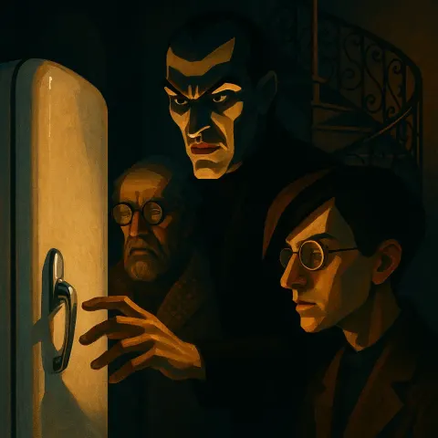 Dramatically Side-lit in an Early CG Style