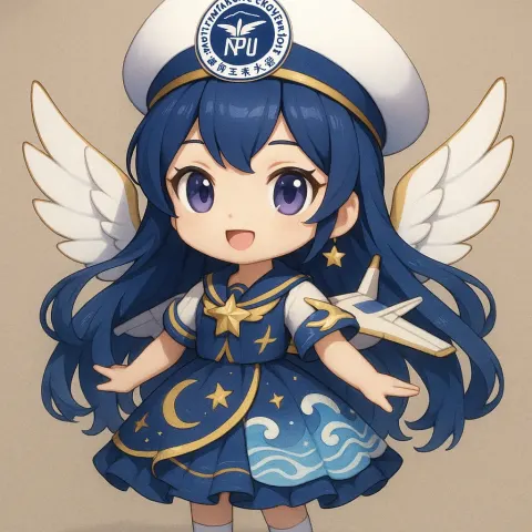3D Chibi-style Anime Girl Character to Embody {Northwestern Polytechnical University}