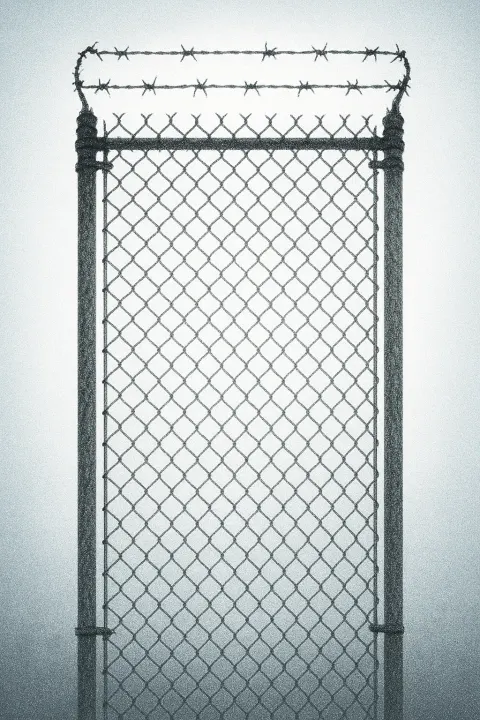 Single Chainlink Fence of Industrial High Security Height
