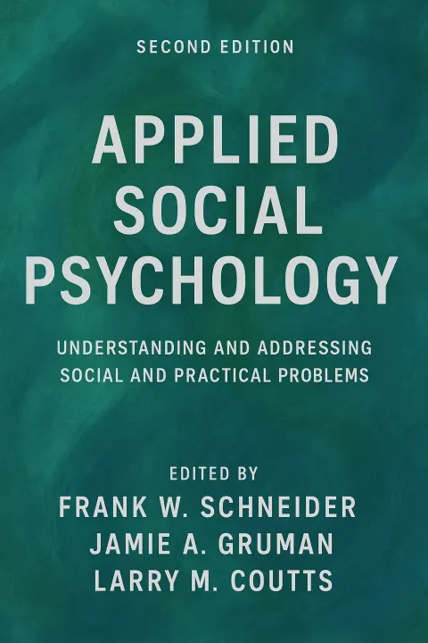 Book Cover Titled "Applied Social Psychology