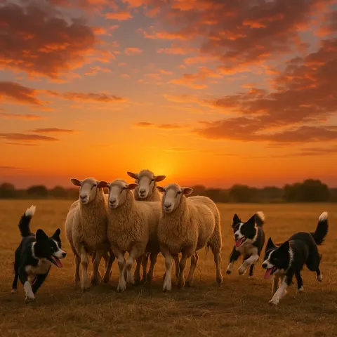 Under a Sunset Sky