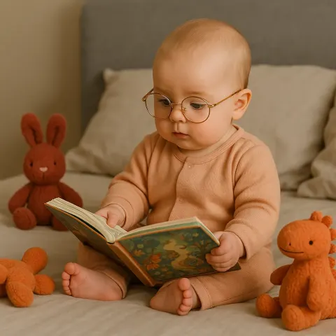 Infant Wearing Oval