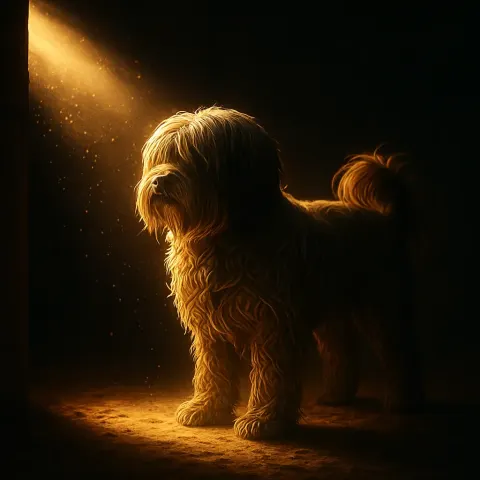 Single Sunbeam Penetrates the Deep Darkness