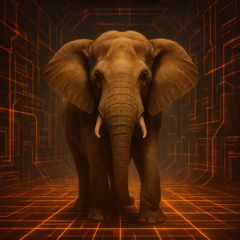 Single Indian Elephant