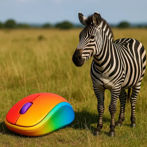 Vibrant Computer Mouse