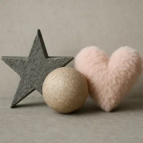 Situated Snugly Between the Sharp-edged Star and the Velvety
