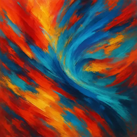 Artist’s Brush Danced Across the Canvas with Bold