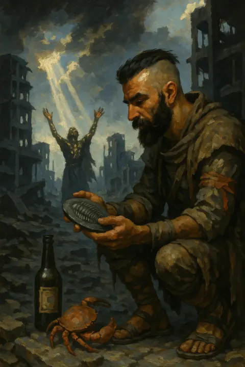 Post-apocalyptic Ruined Cityscape Unfolds
