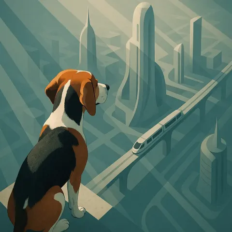 Tricolor Walker Hound