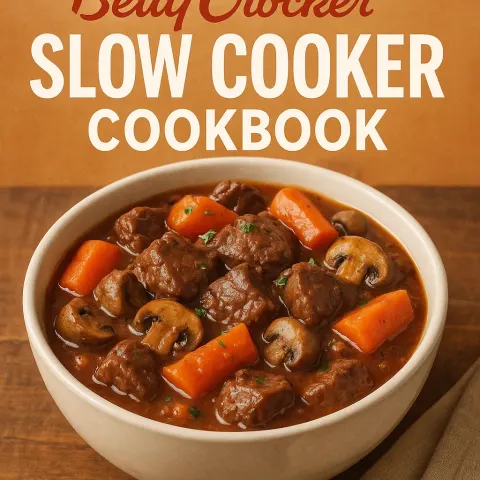 Bowl of Hearty Slow-cooked Stew with Meat