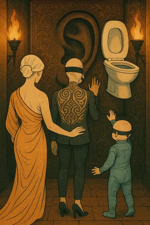 Mentor Character Depicted in a Ukiyo-e Japanese Woodblock Print Style